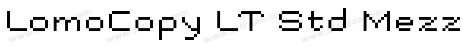 LomoCopy LT Std Mezzo字体转换